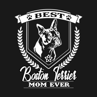 Boston Terriers Mom T-Shirt