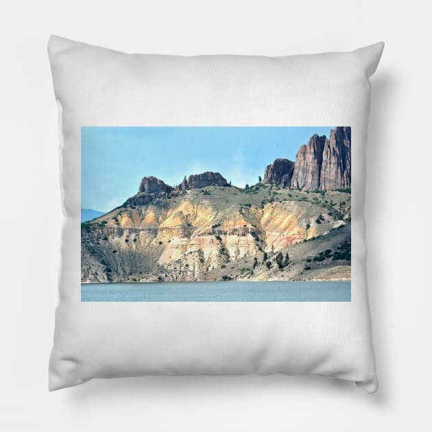 Colorado Mountainside Pillow by Scubagirlamy