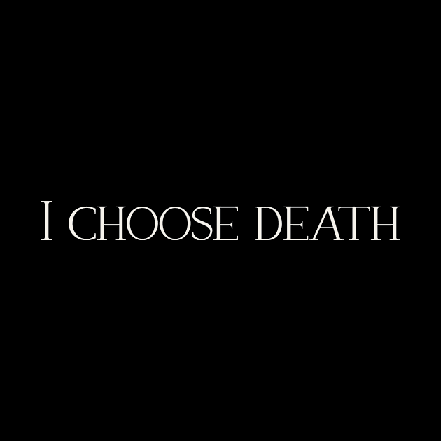 Death by cheerio (Front and back design) by EllieMesseMerch