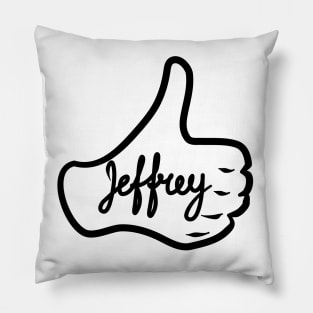 Men name Jeffrey Pillow