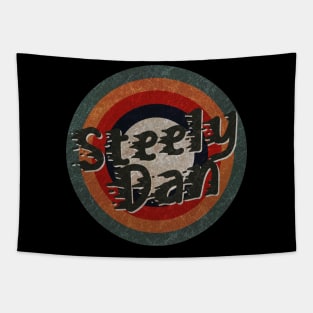 Retro Color Typography Faded Style Steely Dan Tapestry