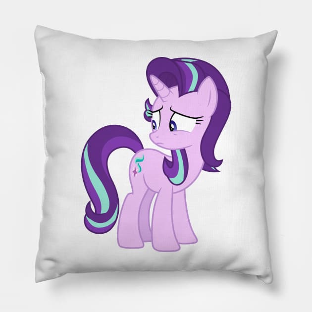 waiting-in-line Starlight Glimmer 2 Pillow by CloudyGlow