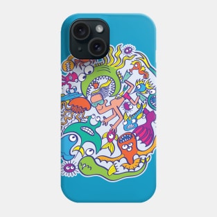 Strengthen friendship bond with weird and dangerous sea creatures Phone Case