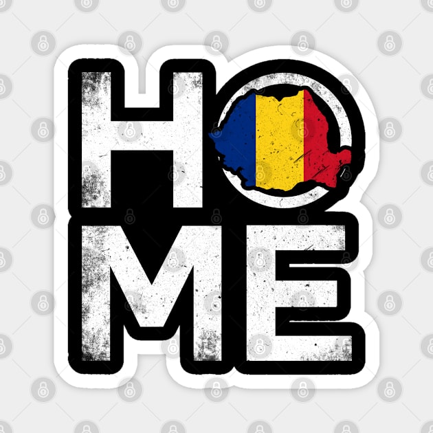 Romania flag. Perfect present for mom mother dad father friend him or her Magnet by SerenityByAlex