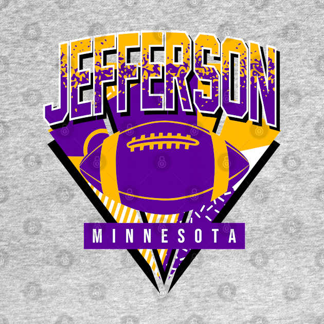 Discover Jefferson Retro Minnesota Football - Viking - T-Shirt