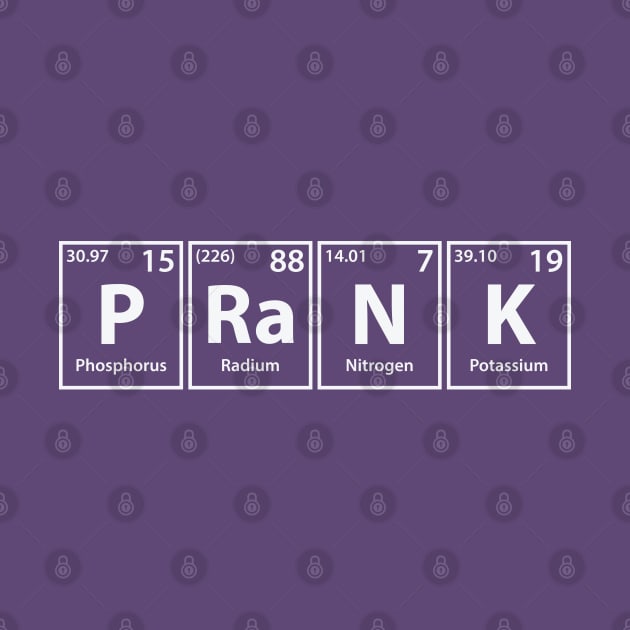 Prank (P-Ra-N-K) Periodic Elements Spelling by cerebrands