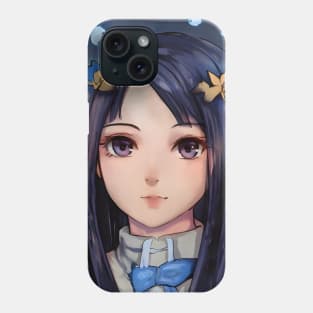 Black Hair Anime Girl Phone Case