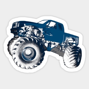 Cool Kid's Monster Tractor Truck Cartoon Vinyl Sticker – Shinobi Stickers