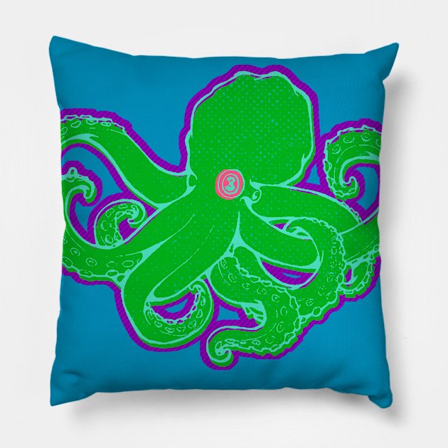 Octopus Pillow by z0mbi