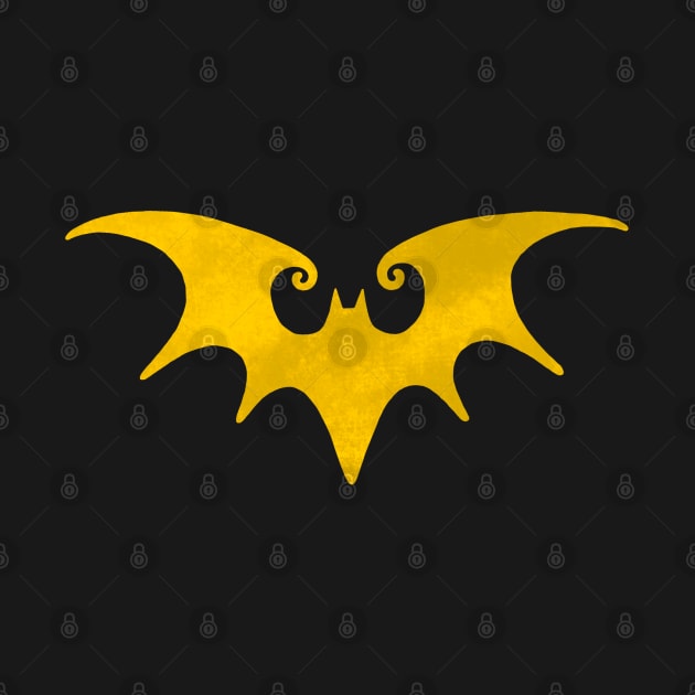 Spooky Yellow Bat by UndrDesertMoons