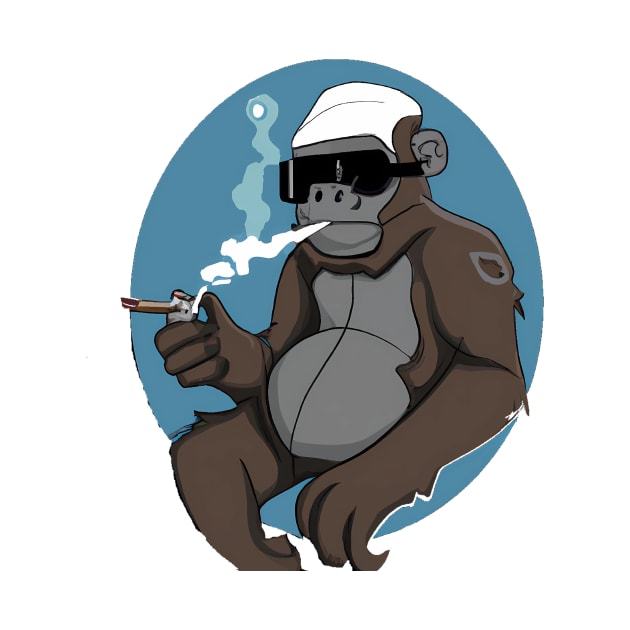 Cool monkey art by IOANNISSKEVAS