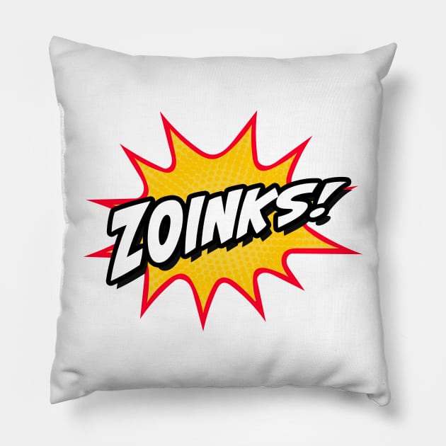 Zoinks! Pillow by Doc Multiverse Designs