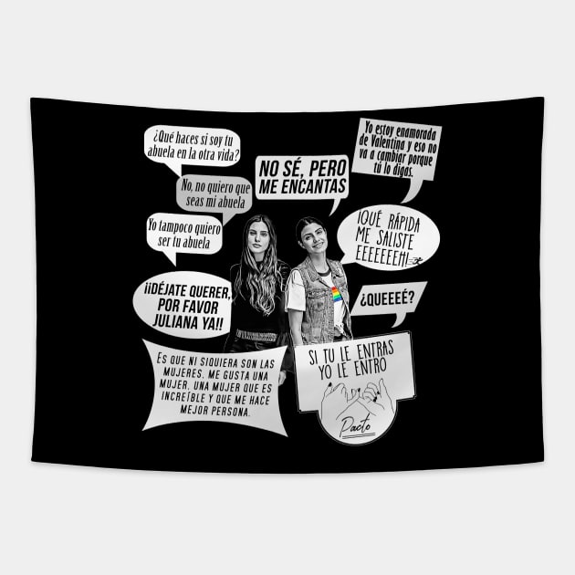 Juliantina Quotes Tapestry by samaritan100