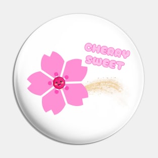 Happy floral cherry blossom Pin