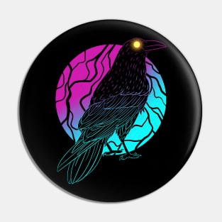 Cyber Crow Pin