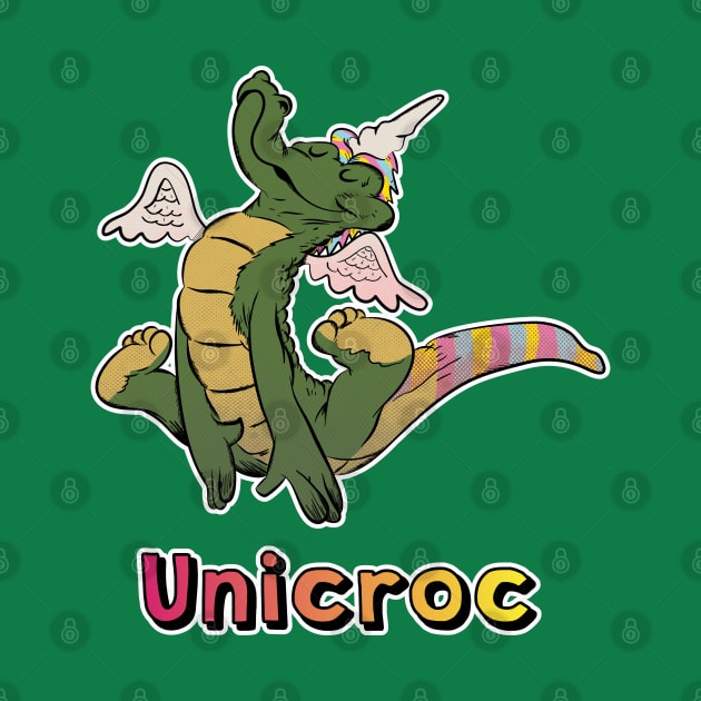 Unicorn and Crocodile in one! Unicroc! by W.Pyzel