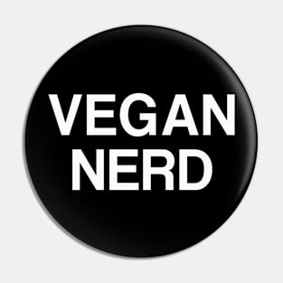 Vegan Nerd Pin