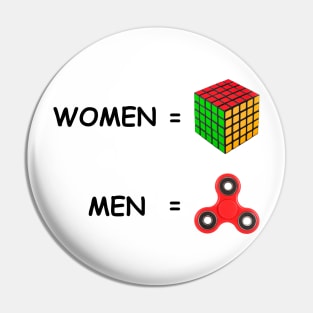 Women and Men differences funny Pin