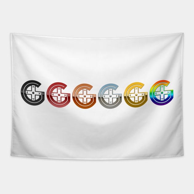 GamerMD83 Twitch Badges Tapestry by GAMERMD83