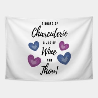 Charcuterie Wine and Thou Tapestry