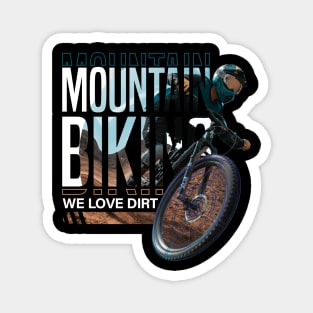 Mountain Biking Magnet