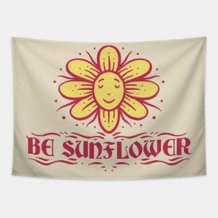 Be Sunflower Tapestry