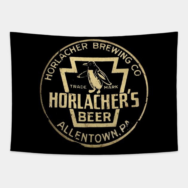 Horlachers Beer Tapestry by retrorockit
