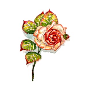 Watercolor Rose T-Shirt