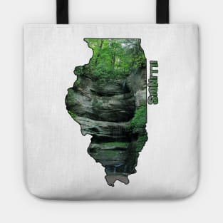 Illinois State Outline (Starved Rock State Park) Tote