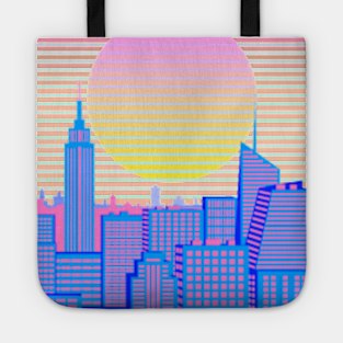 Hello New York Skyline Tote