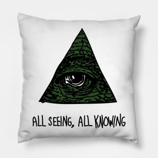 All Seeing, All Knowing Illuminati Pillow