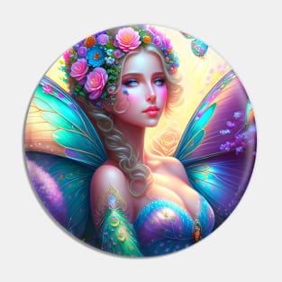 Fabulous flower fairy Pin