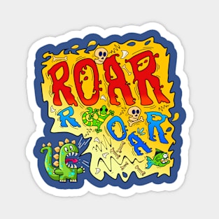 Small Dino Big Roar Magnet