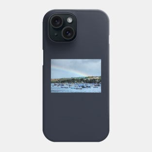 Rainbow Over Falmouth Harbour Phone Case