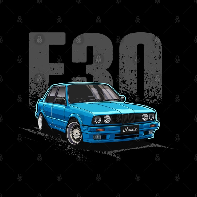 Classic E30 Gang (Ocean Blue) by Jiooji Project