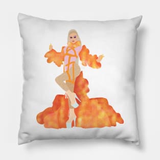 Krystal with a K Versace Drag Pillow