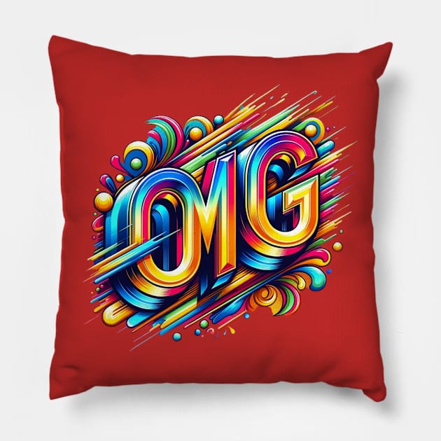 OMG Pillow by Amharic Avenue