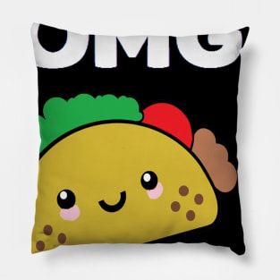 OMG Tacos! Tacos Lovers Pillow