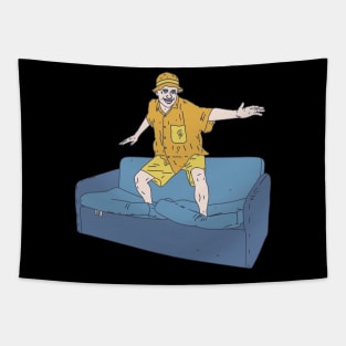 Couch Surfing - Surfer - Travel Enthusiast Tapestry