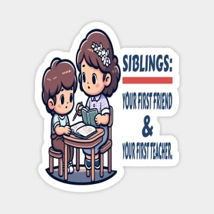 Learning Together: Sibling Study Time Magnet