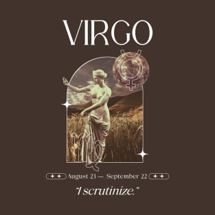 I scrutinize Virgo Zodiac Sign T-Shirt