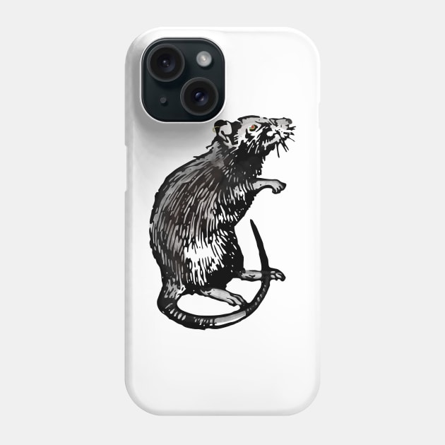 Fatty Ratty Phone Case by CreaKat