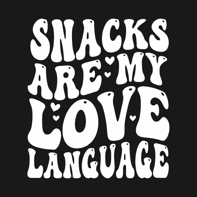 Snacks Are My Love Language Valentine Day Kids Boys by jadolomadolo