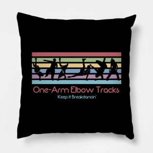 Best 80s Breakdancing - One-Arm Elbow Tracks Pillow