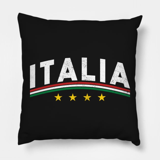 Italia - Azzurri Pillow by zeno27