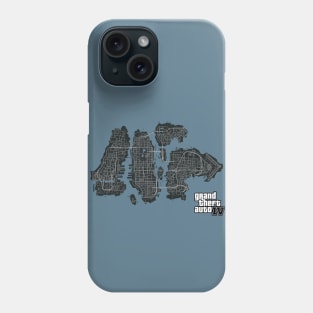 Grand Theft Auto IV Map Phone Case