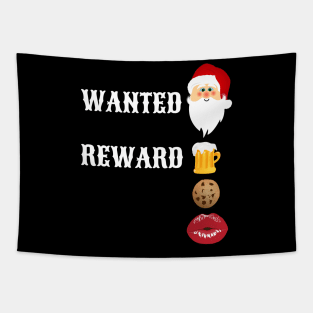 Wanted Santa, Wild West Christmas, Western Christmas, Christmas Eve, Christmas Planning Tapestry