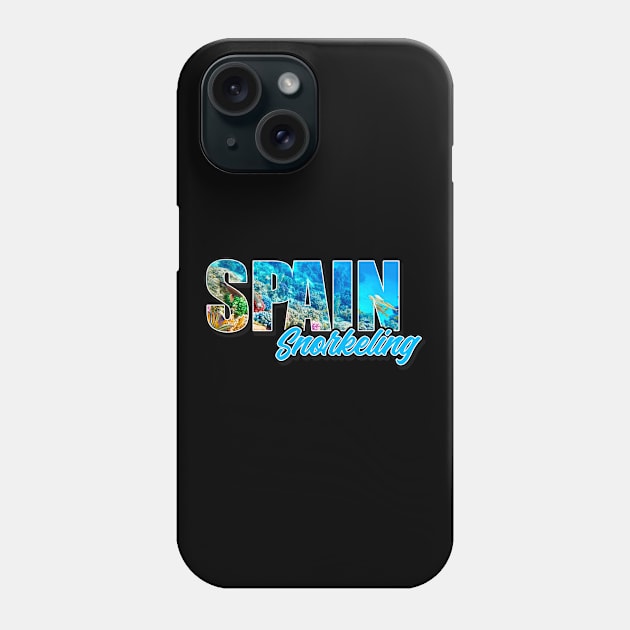 Spain snorkeling design. Perfect present for mom dad friend him or her Phone Case by SerenityByAlex