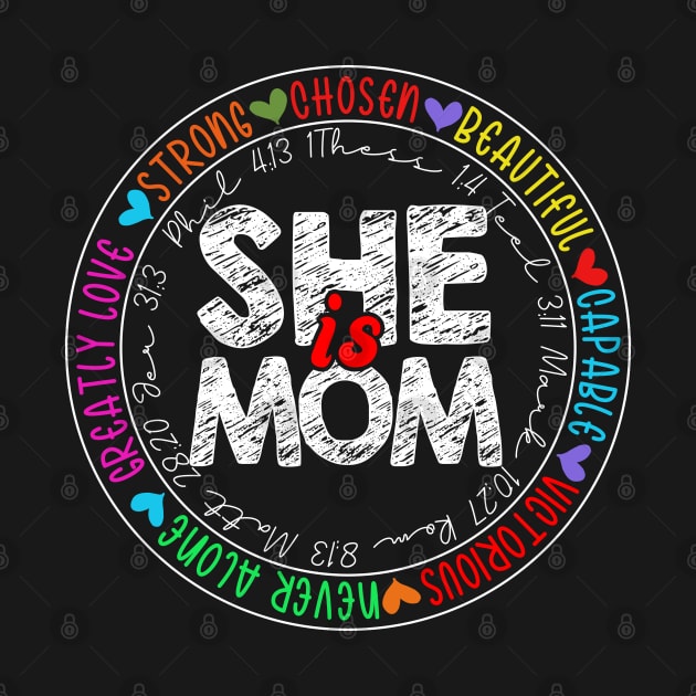 She is Mom Religious Believe Verses Christian Mothers Day by AngelGurro