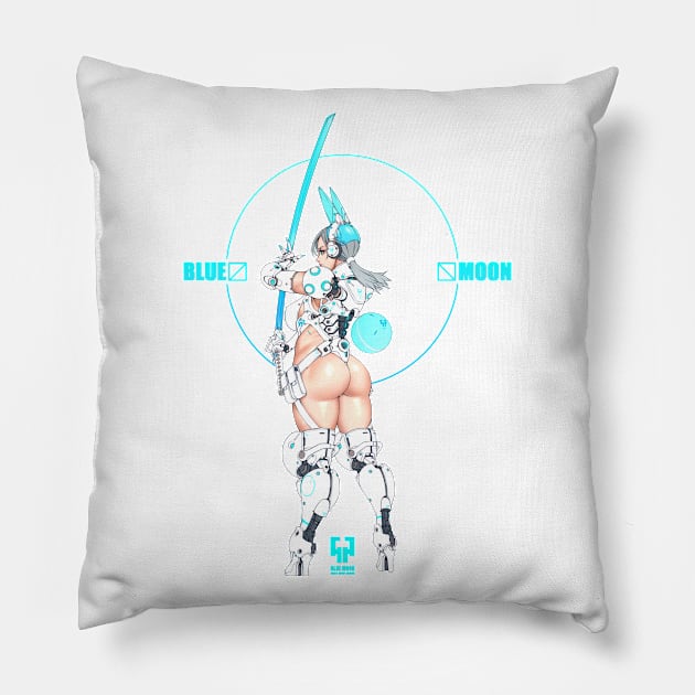 Blue Moon Pillow by Pan_Ren_Wei